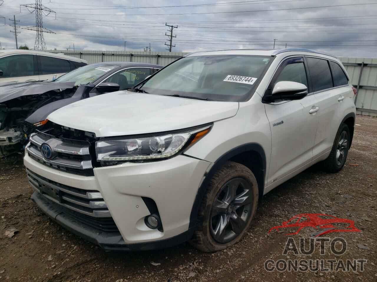 TOYOTA HIGHLANDER 2017 - 5TDDGRFH5HS032322