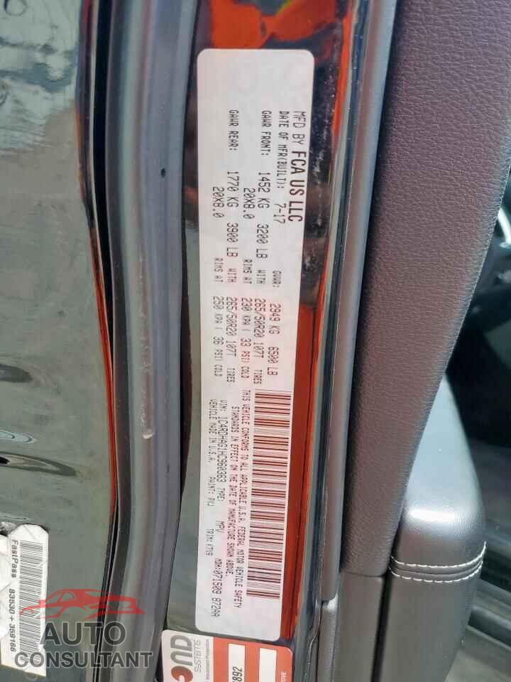 DODGE DURANGO 2017 - 1C4RDHAG1HC960363
