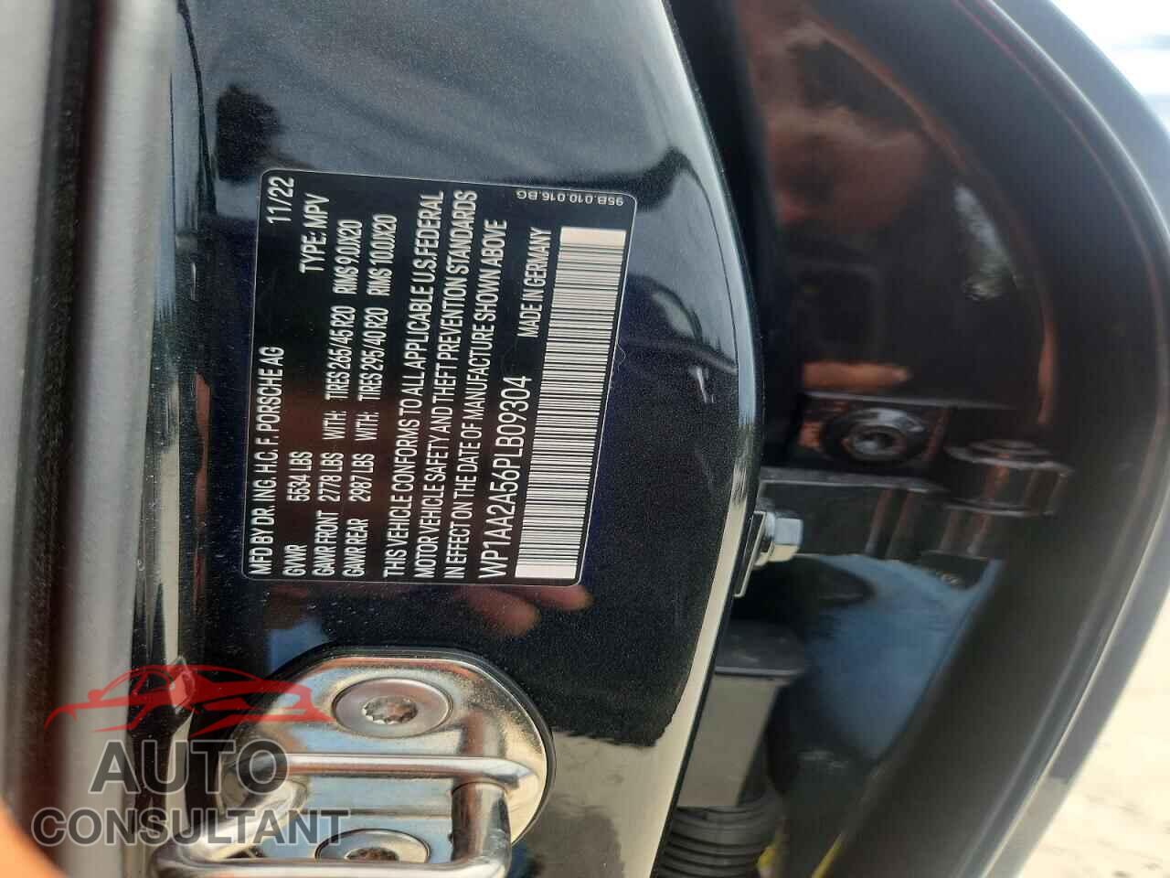 PORSCHE MACAN 2023 - WP1AA2A56PLB09304
