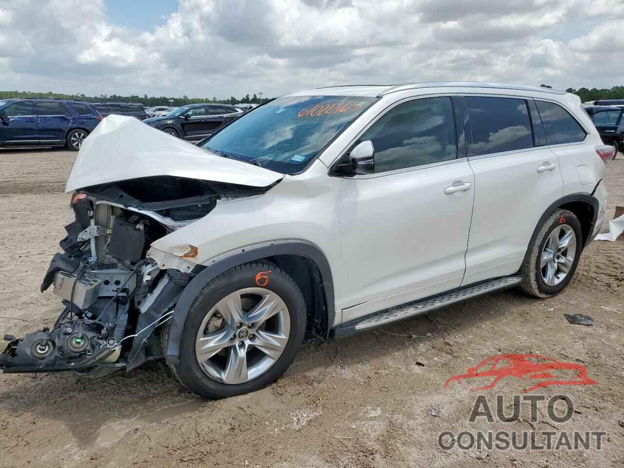 TOYOTA HIGHLANDER 2016 - 5TDYKRFH7GS140987