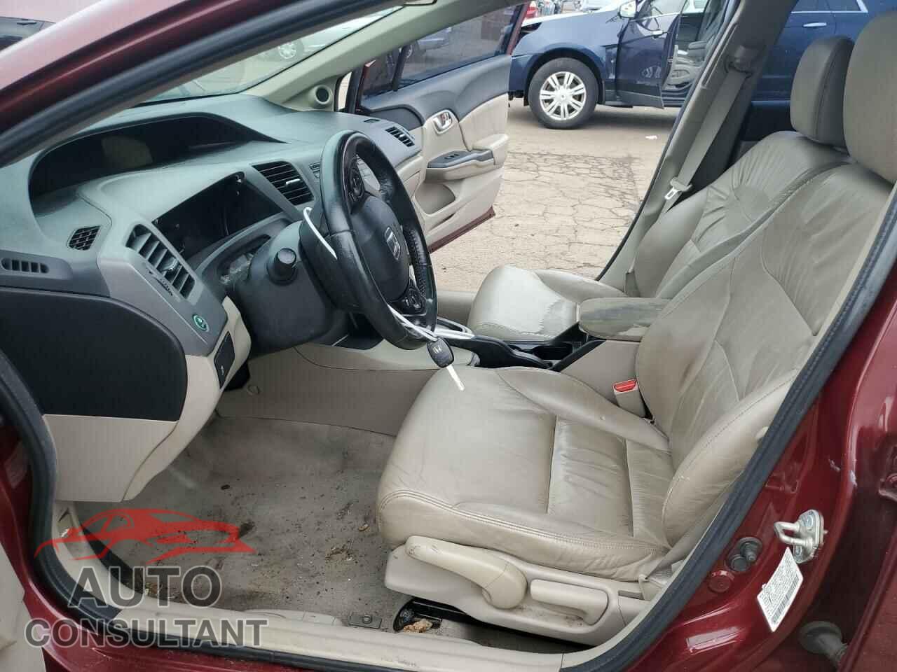 HONDA CIVIC 2012 - 2HGFB2F9XCH592725