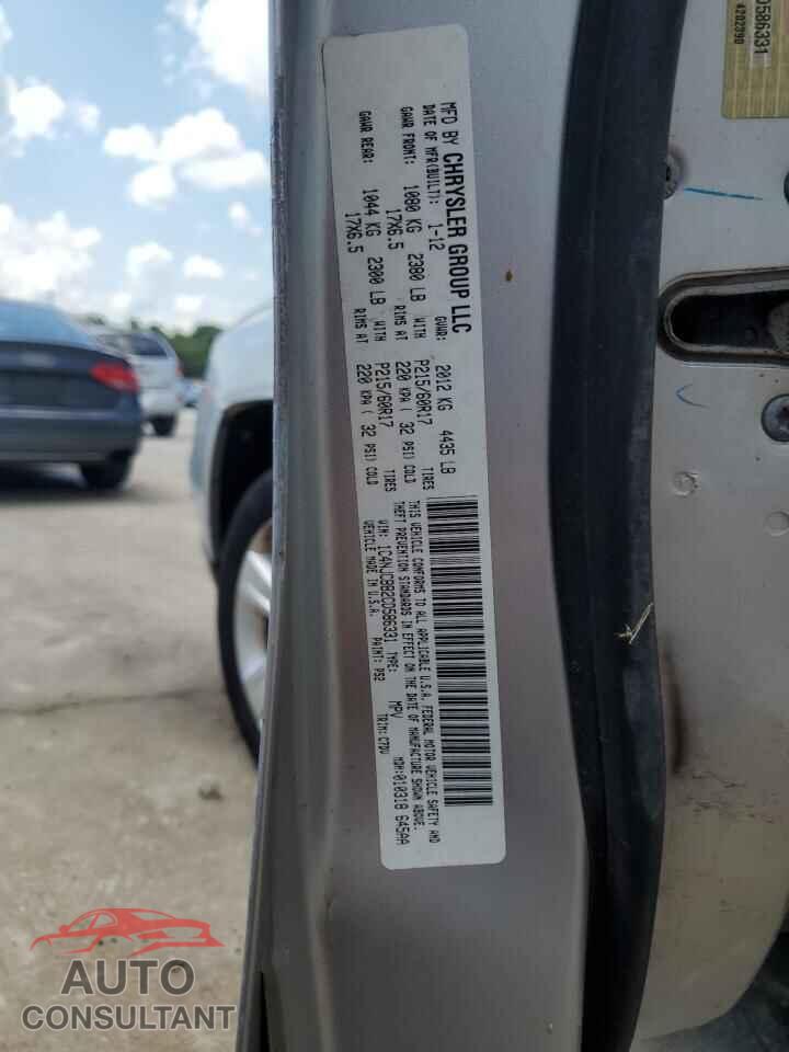 JEEP COMPASS 2012 - 1C4NJCBB2CD586331