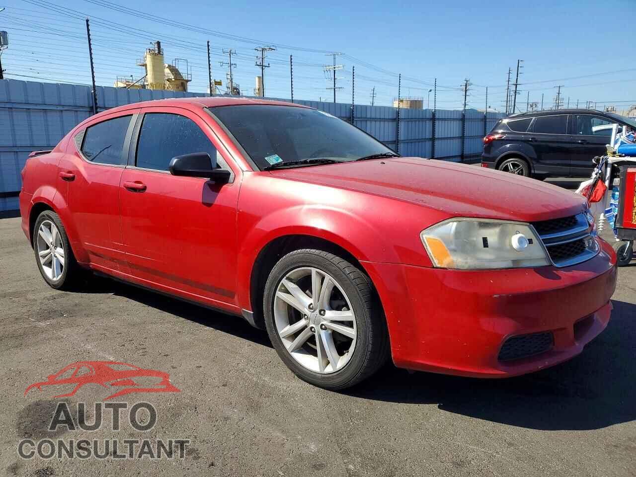 DODGE AVENGER 2012 - 1C3CDZAG0CN255003