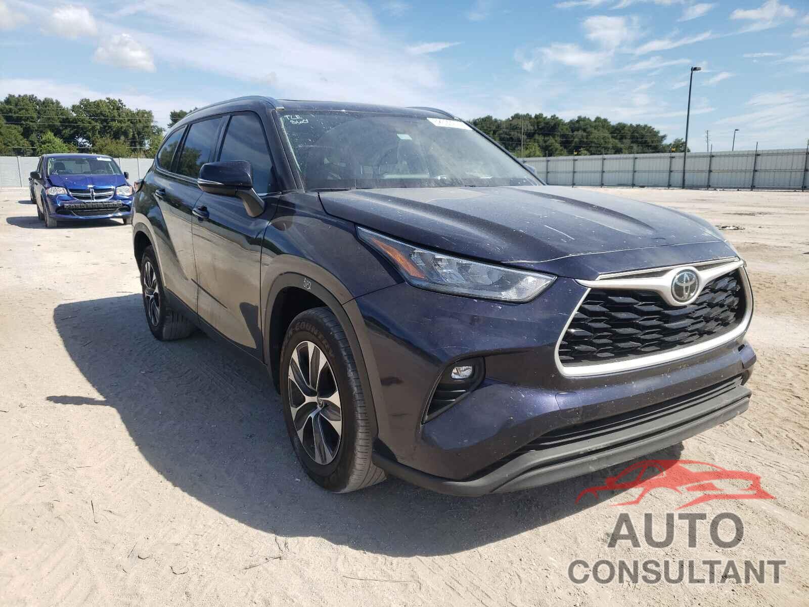 TOYOTA HIGHLANDER 2020 - 5TDGZRAH9LS024649
