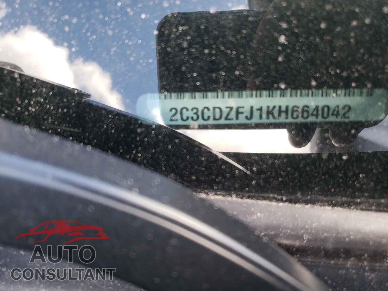 DODGE CHALLENGER 2019 - 2C3CDZFJ1KH664042