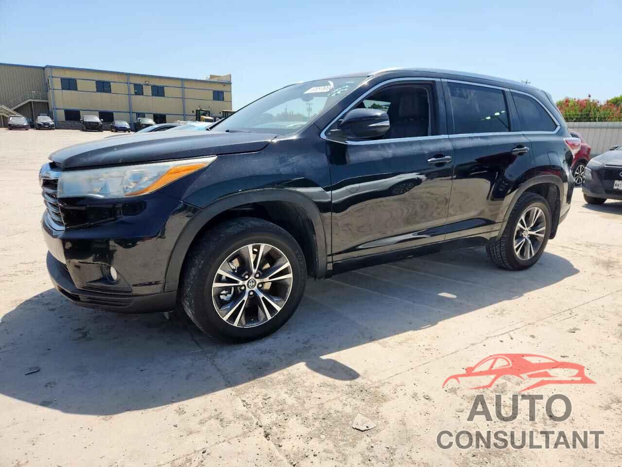 TOYOTA HIGHLANDER 2016 - 5TDKKRFH0GS505306