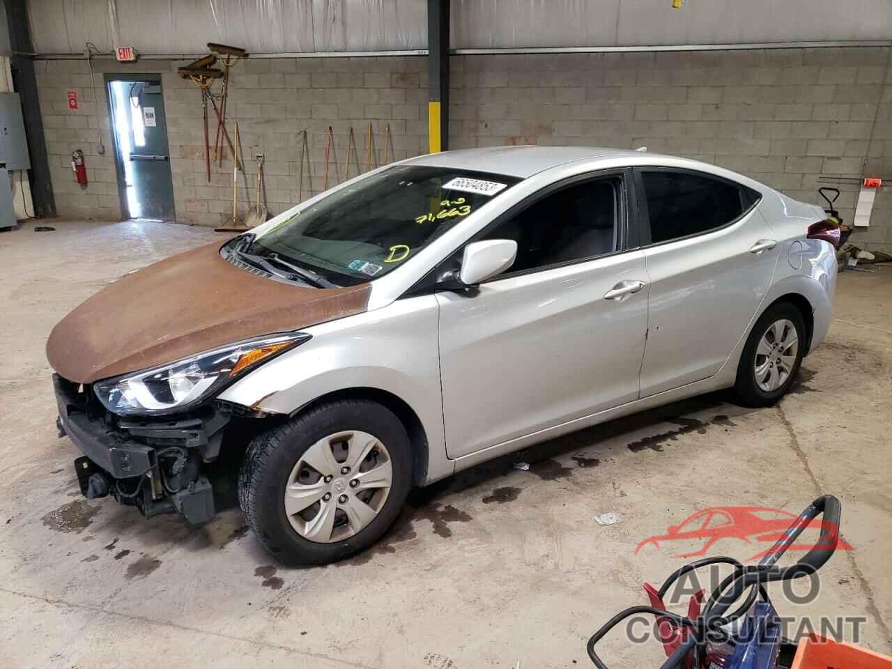 HYUNDAI ELANTRA 2016 - KMHDH4AE2GU544025