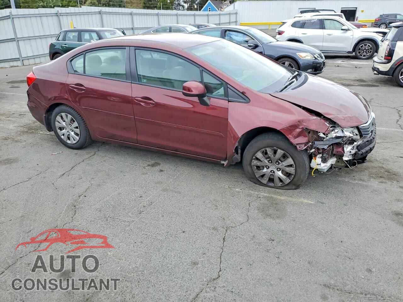 HONDA CIVIC 2012 - 19XFB2F52CE345660