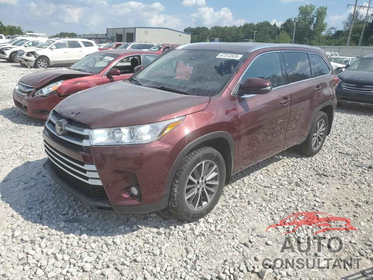 TOYOTA HIGHLANDER 2018 - 5TDJZRFHXJS870154