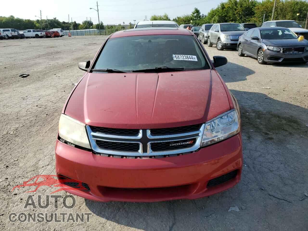 DODGE AVENGER 2012 - 1C3CDZAG4CN255652