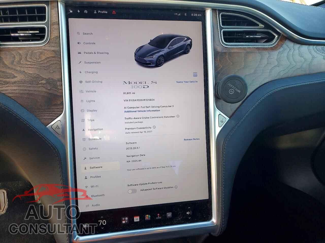 TESLA MODEL S 2017 - 5YJSA1E28HF226824