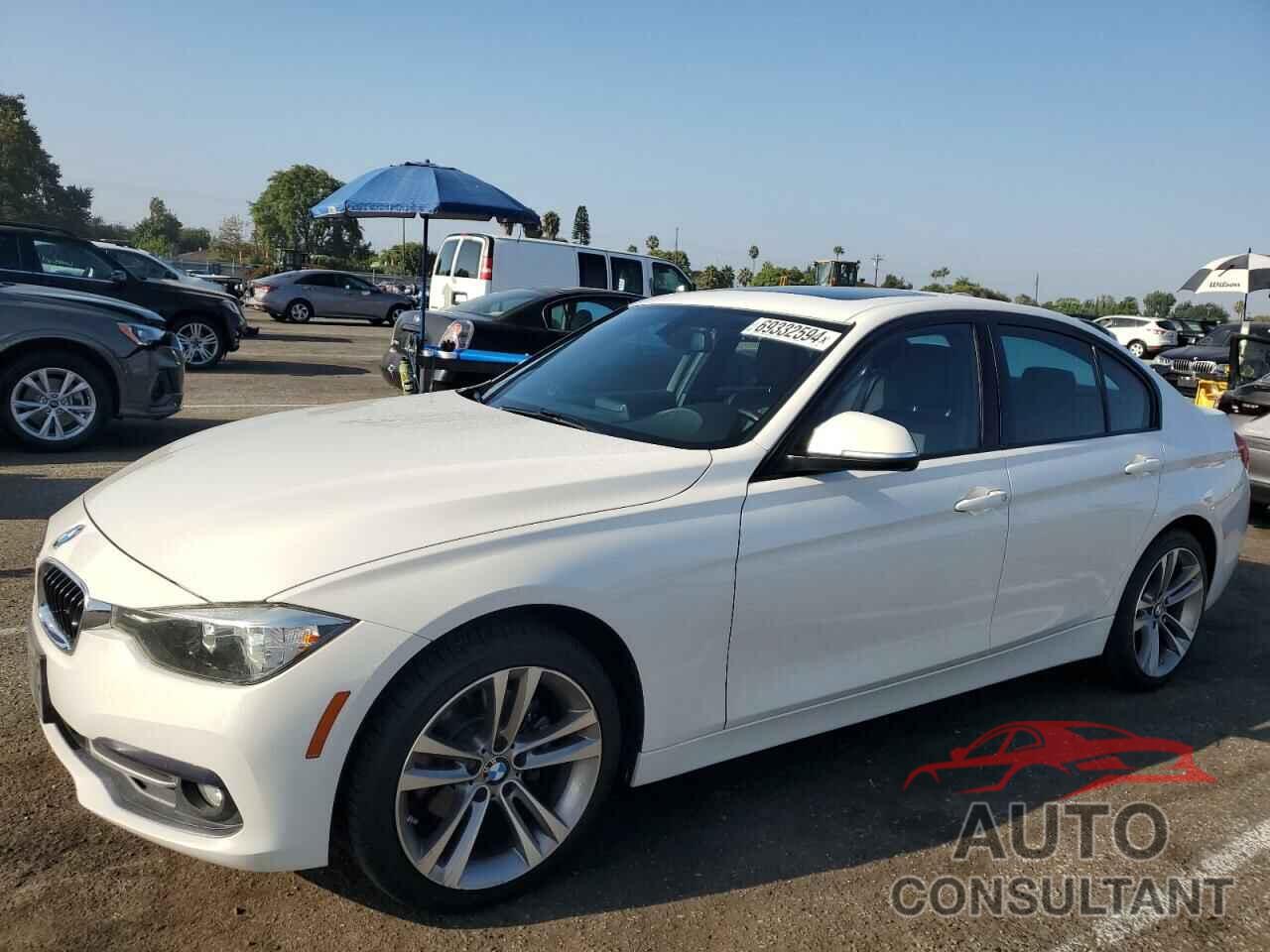 BMW 3 SERIES 2016 - WBA8E9G58GNT86896