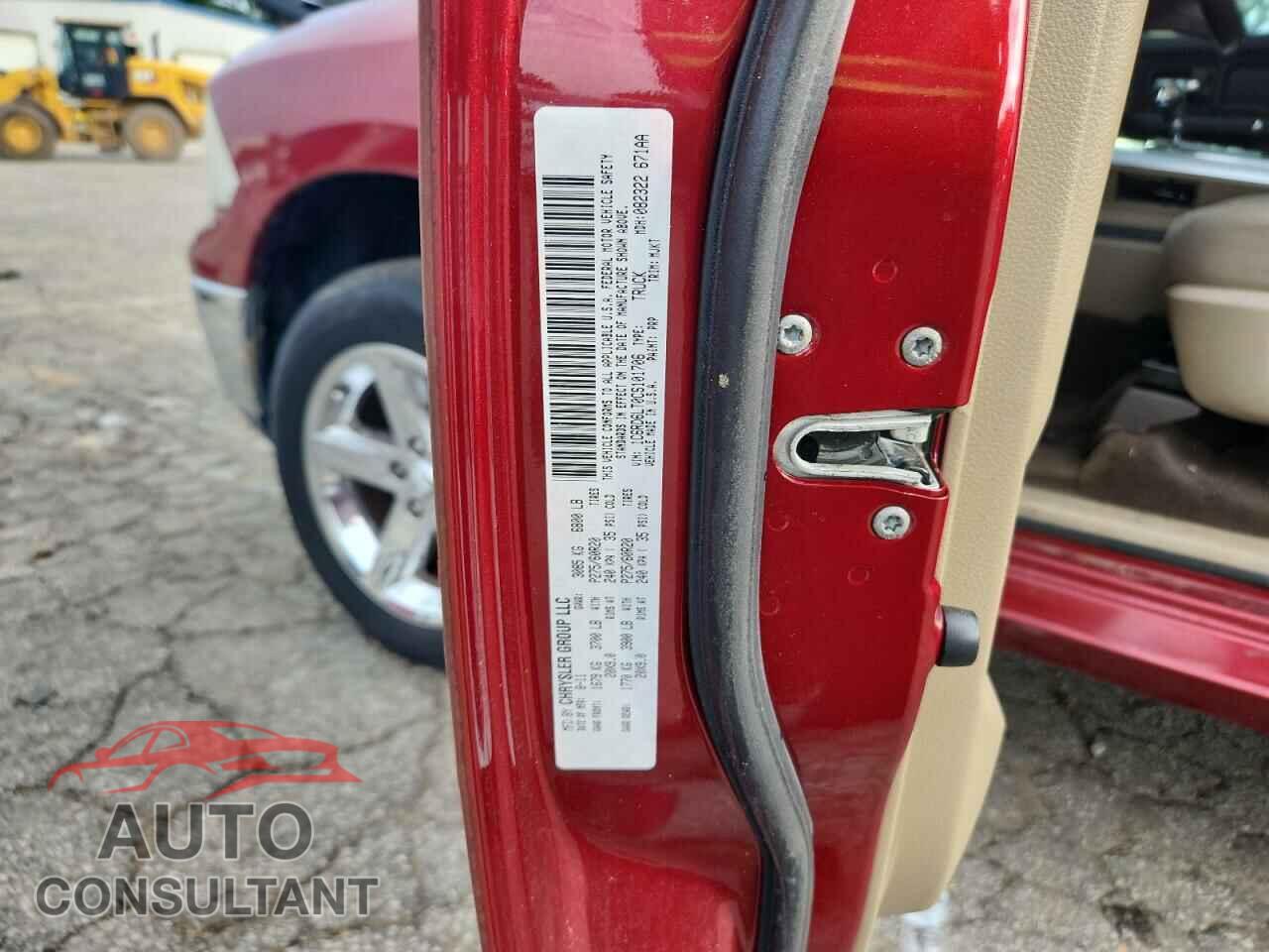 DODGE RAM 1500 2012 - 1C6RD6LT0CS101706