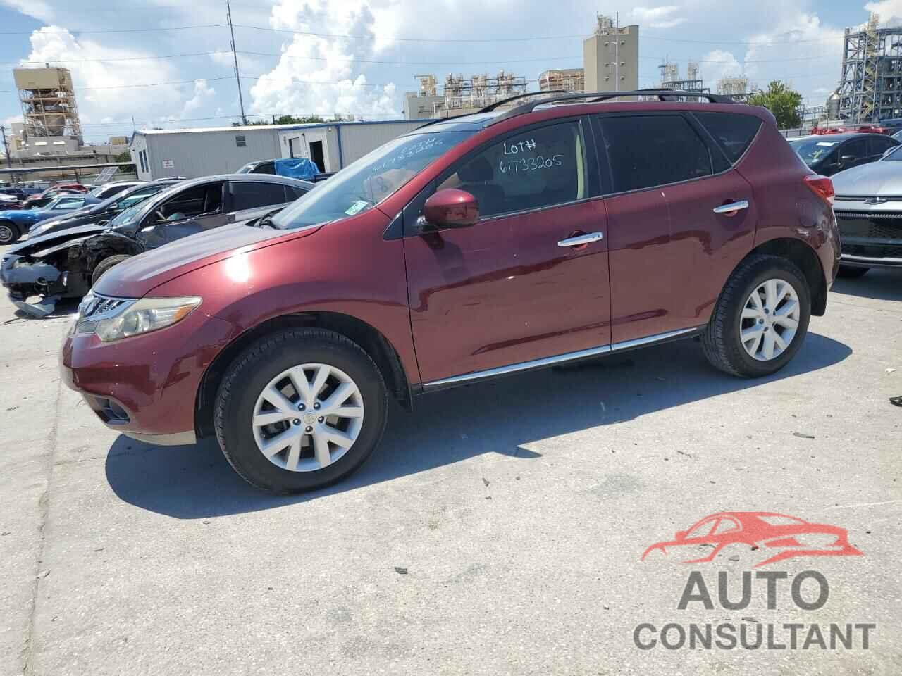 NISSAN MURANO 2012 - JN8AZ1MU0CW120254