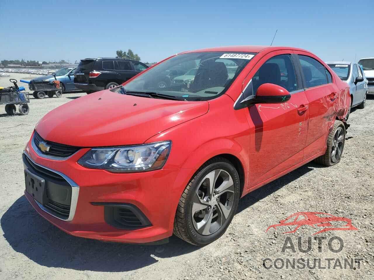 CHEVROLET SONIC 2018 - 1G1JF5SB4J4130848