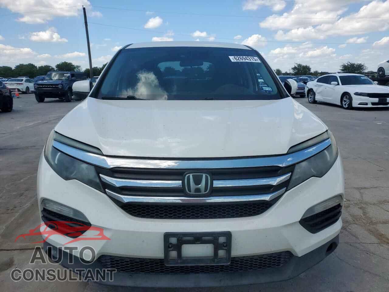HONDA PILOT 2017 - 5FNYF5H41HB036170