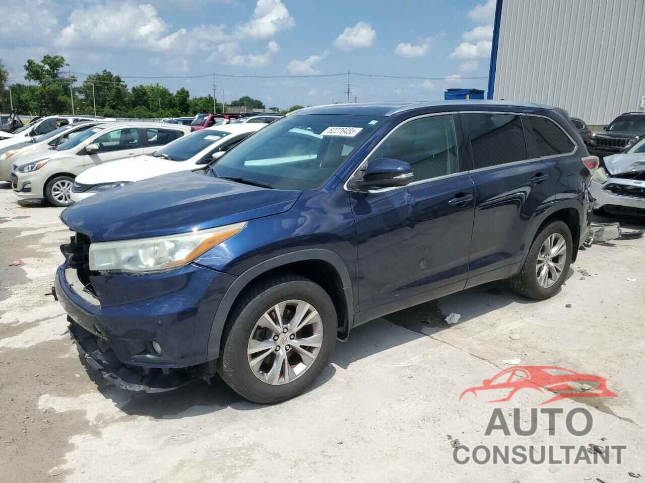 TOYOTA HIGHLANDER 2015 - 5TDJKRFH4FS092171