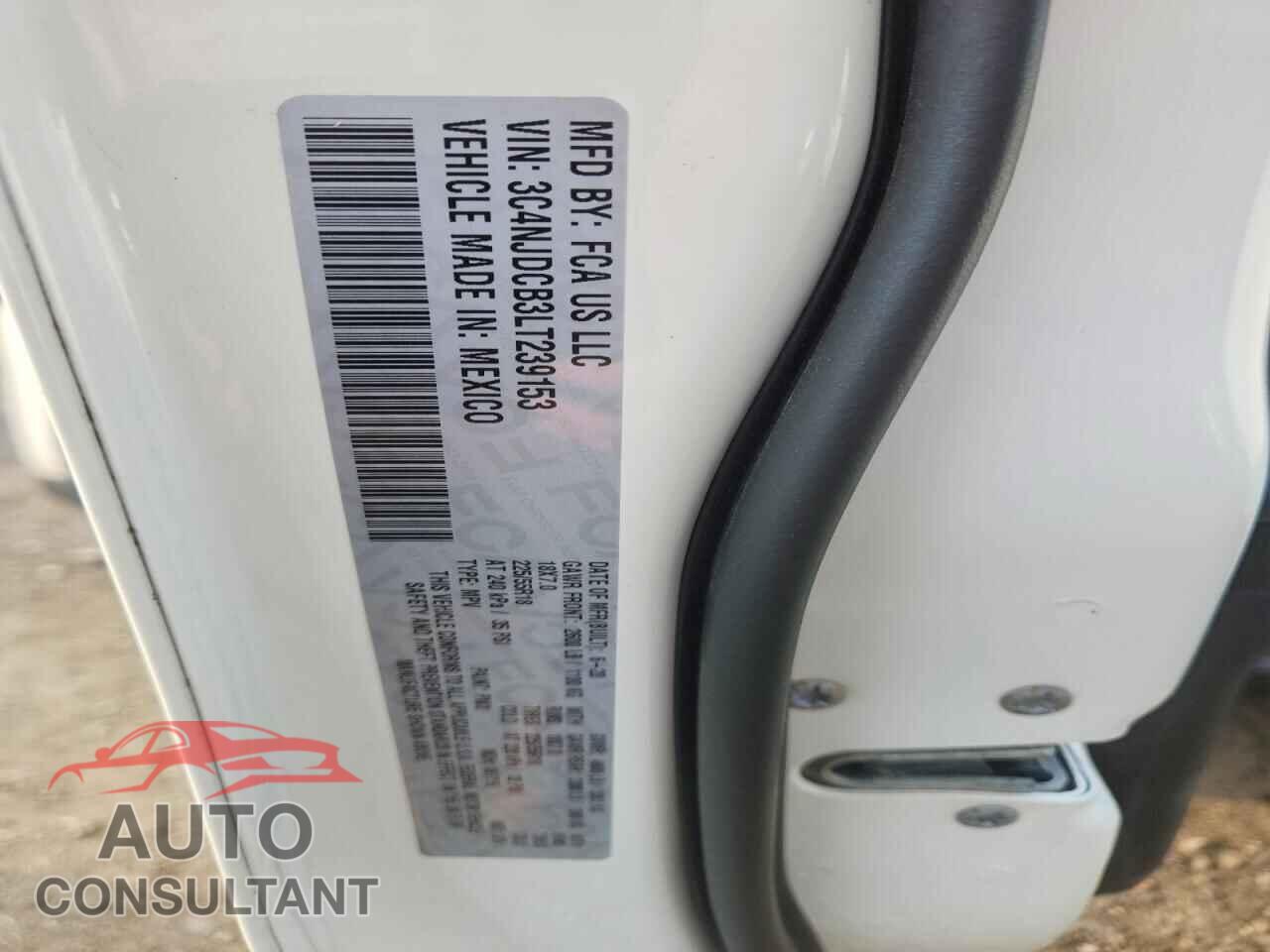 JEEP COMPASS 2020 - 3C4NJDCB3LT239153