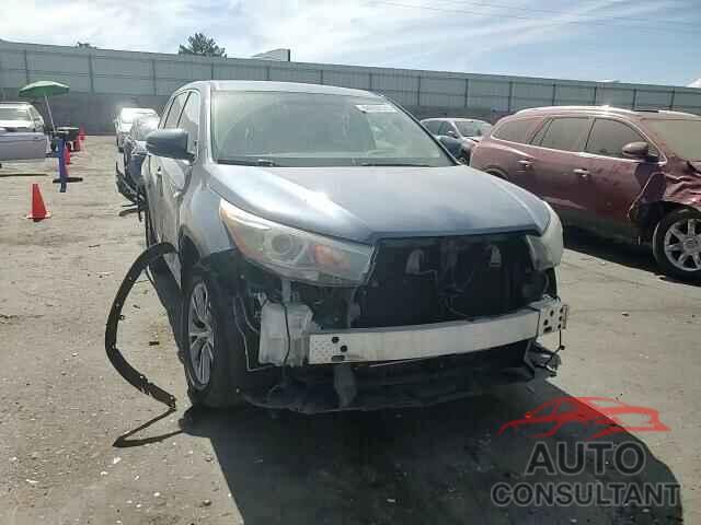 TOYOTA HIGHLANDER 2015 - 5TDBKRFH2FS131358