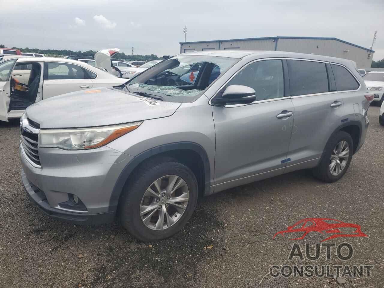 TOYOTA HIGHLANDER 2015 - 5TDZKRFH6FS057716