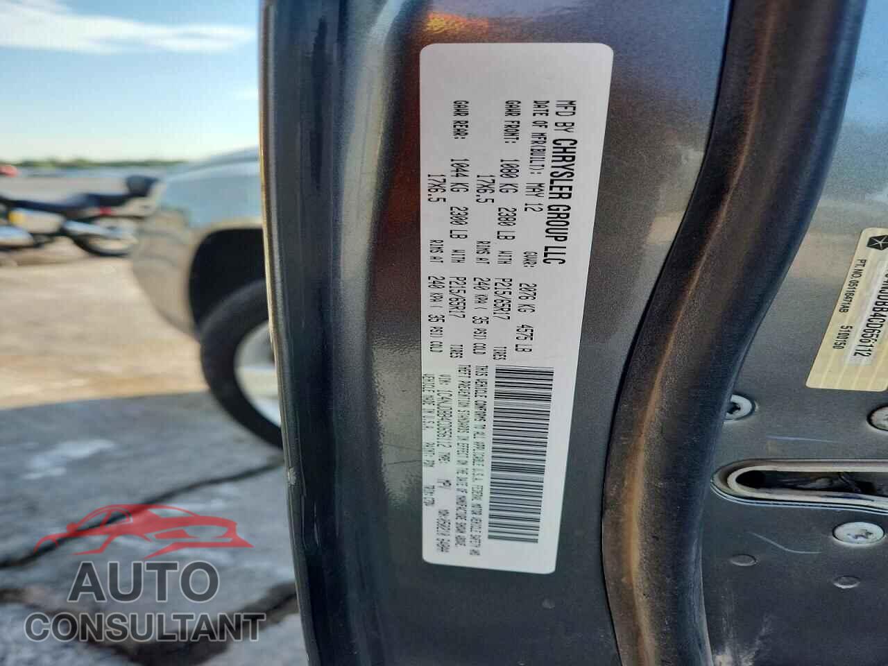JEEP COMPASS 2012 - 1C4NJDBB4CD656112