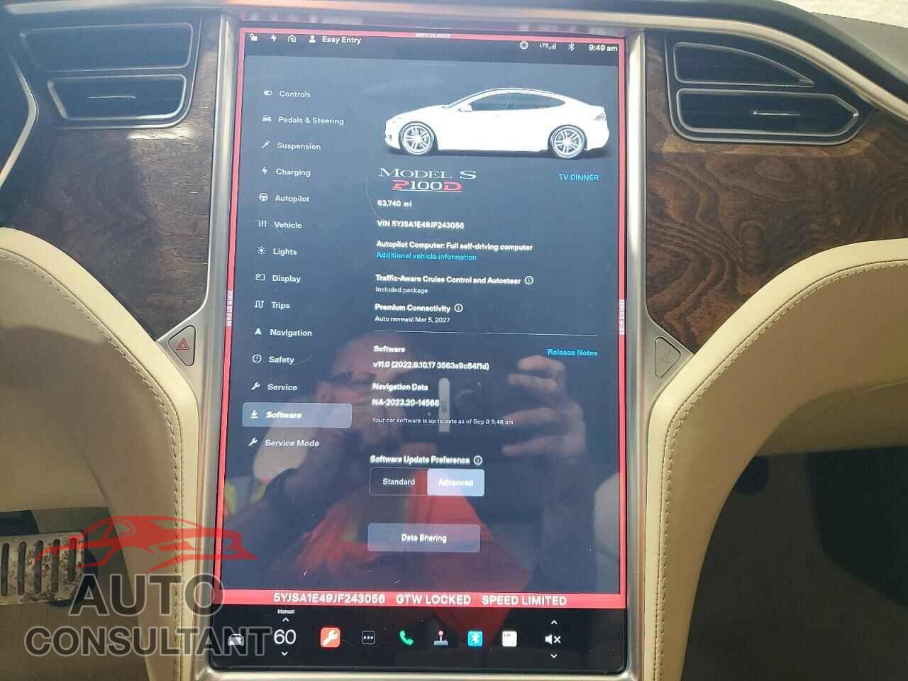 TESLA MODEL S 2018 - 5YJSA1E49JF243056