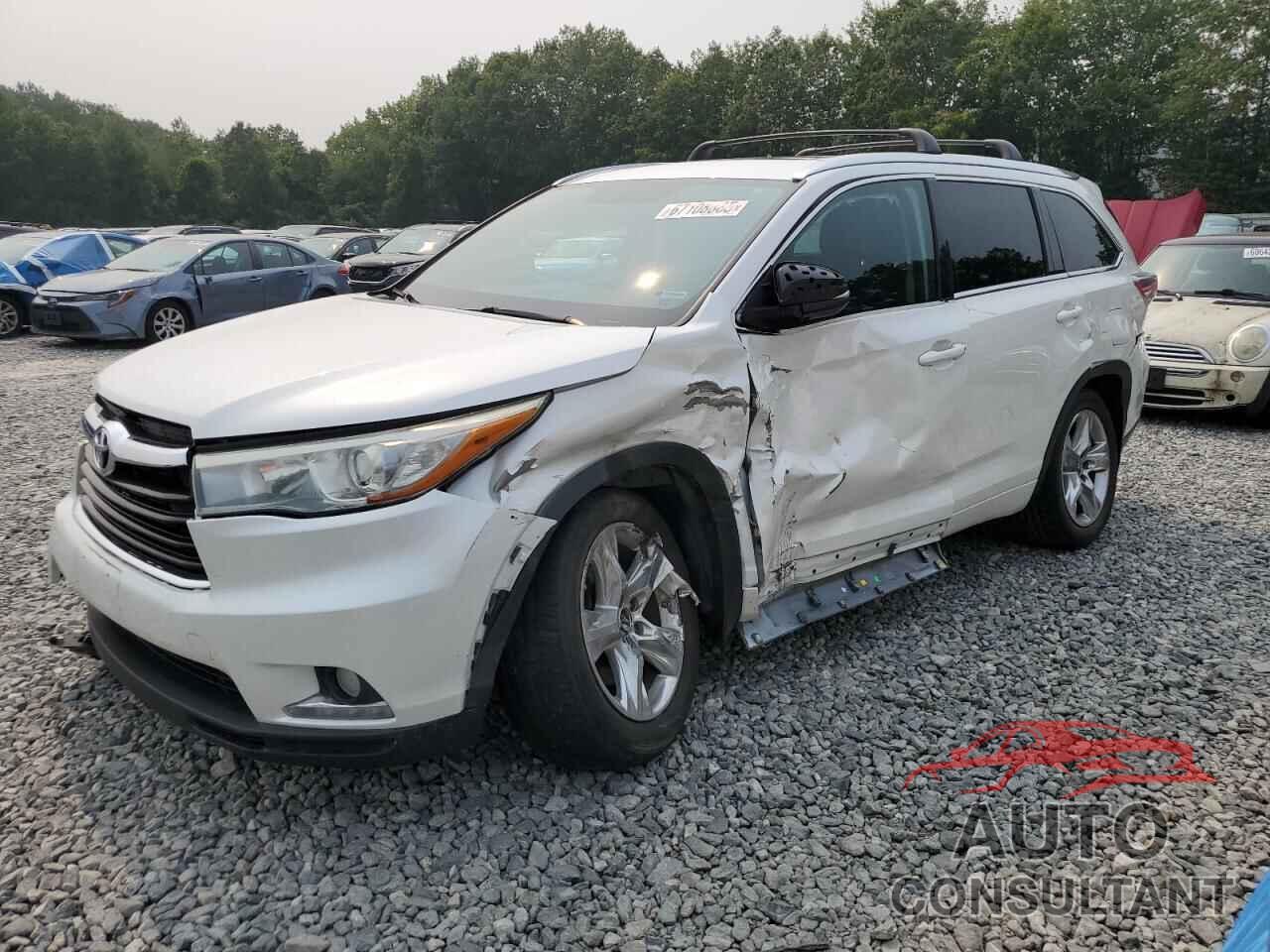 TOYOTA HIGHLANDER 2016 - 5TDDKRFH7GS247682