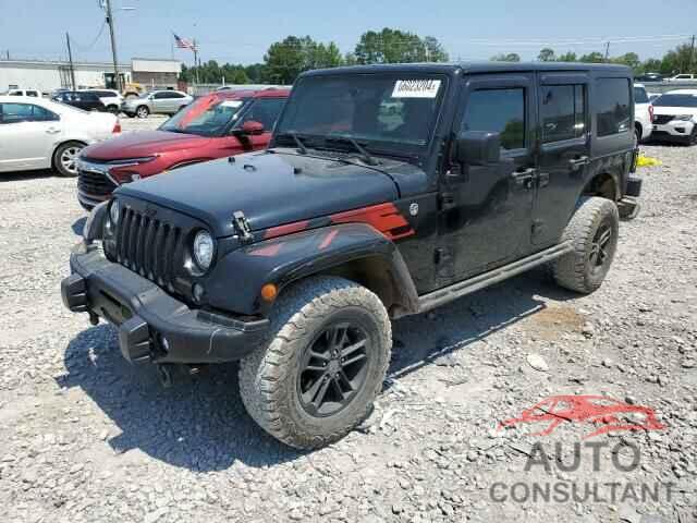JEEP WRANGLER 2017 - 1C4BJWEG6HL610414