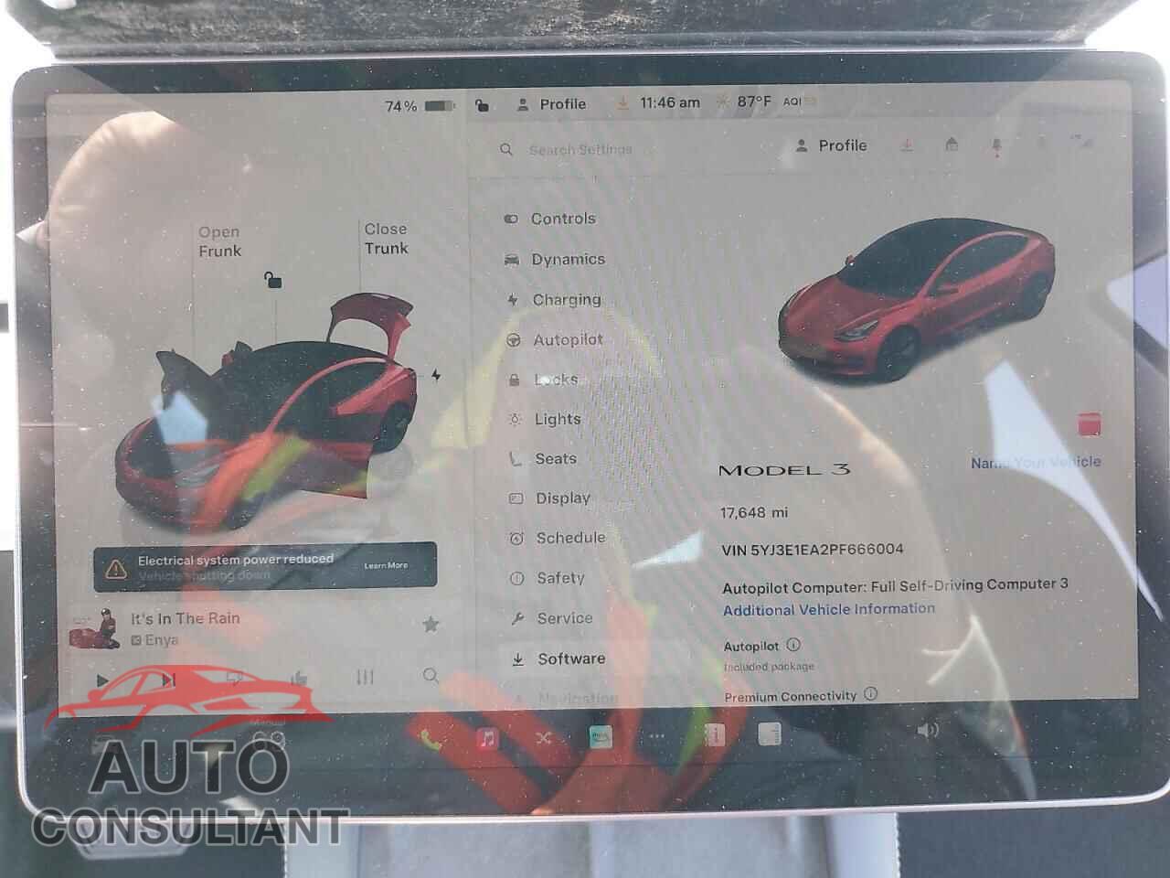 TESLA MODEL 3 2023 - 5YJ3E1EA2PF666004