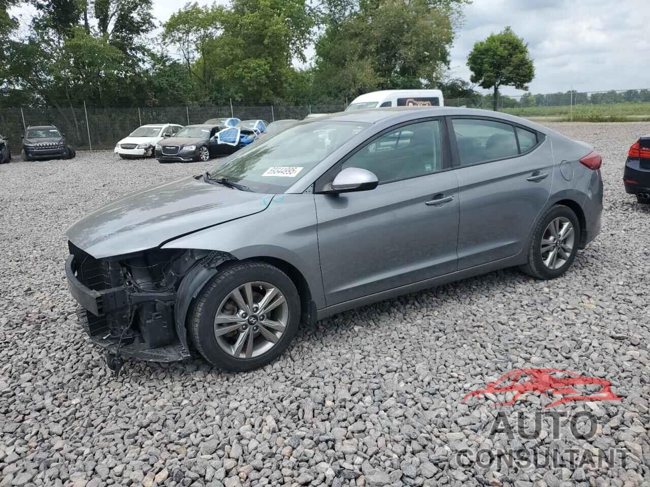 HYUNDAI ELANTRA 2018 - KMHD84LF9JU451905