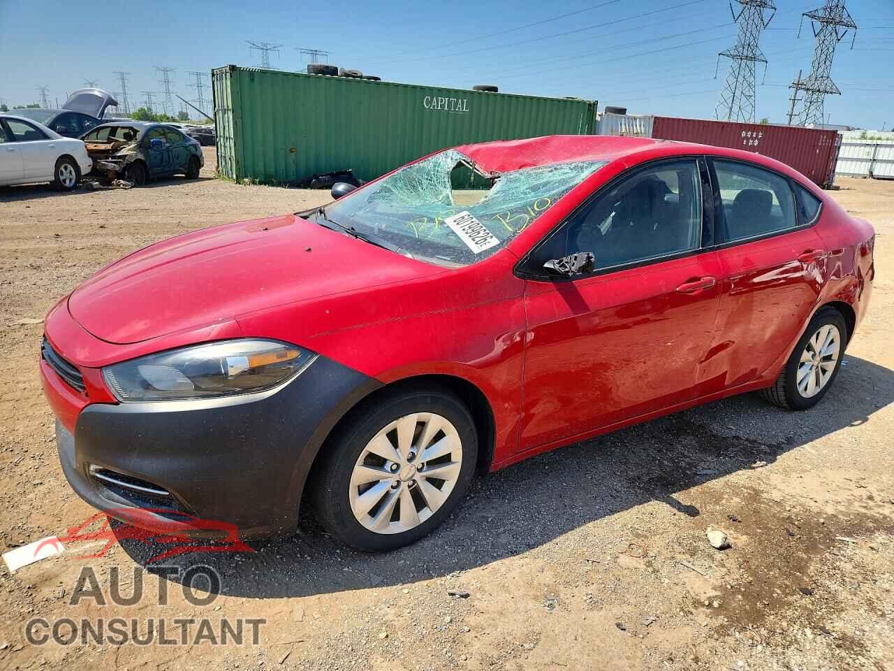 DODGE DART 2014 - 1C3CDFBB0ED907371