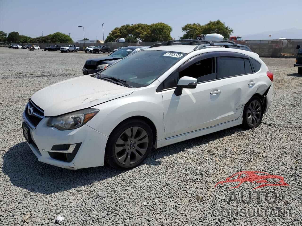 SUBARU IMPREZA 2016 - JF1GPAP61G9314231