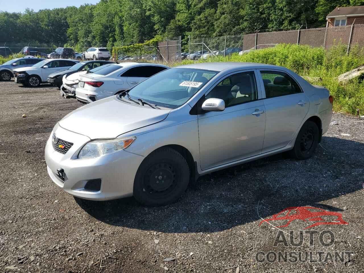 TOYOTA COROLLA 2009 - JTDBL40E199062356