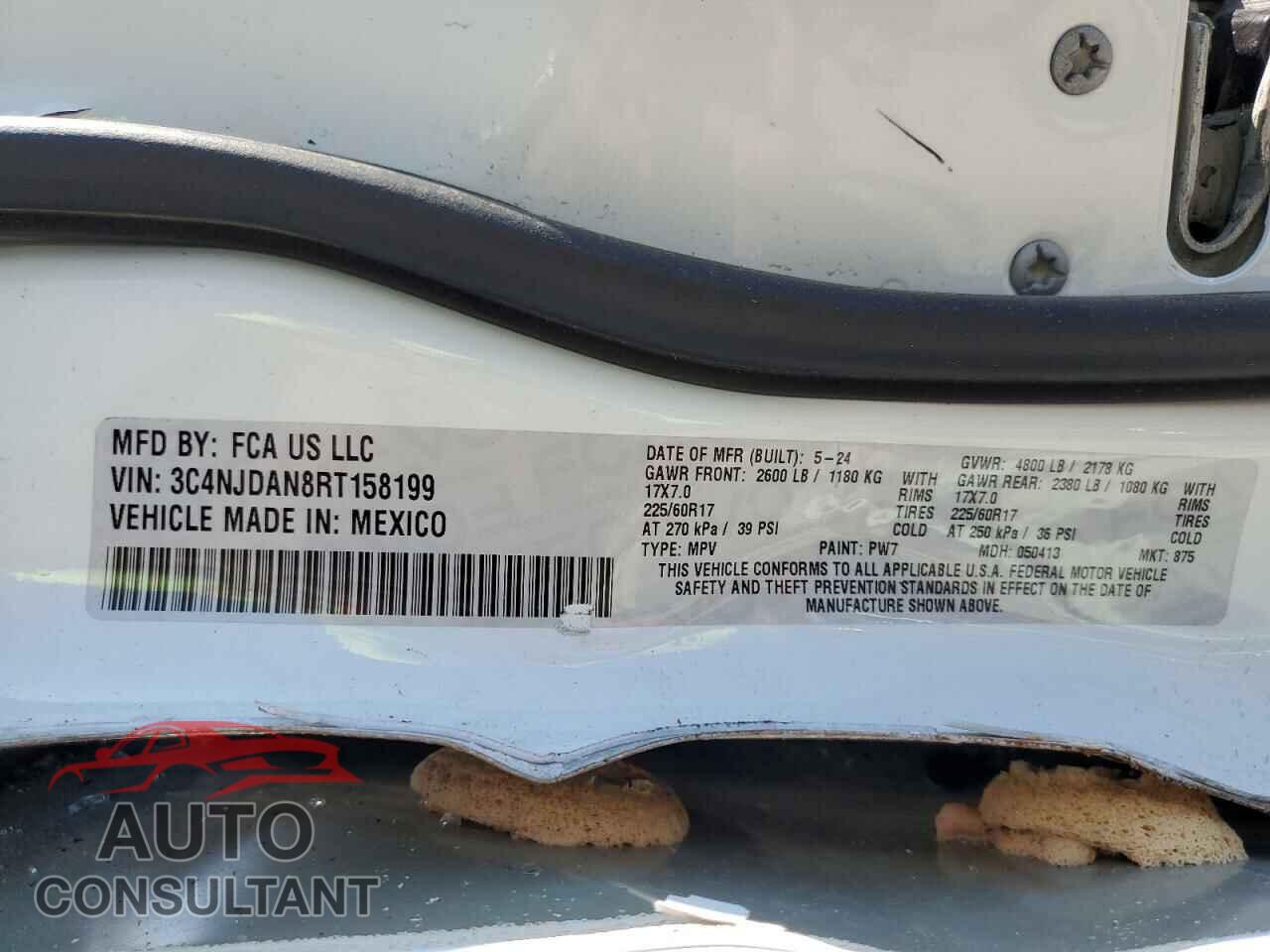 JEEP COMPASS 2024 - 3C4NJDAN8RT158199