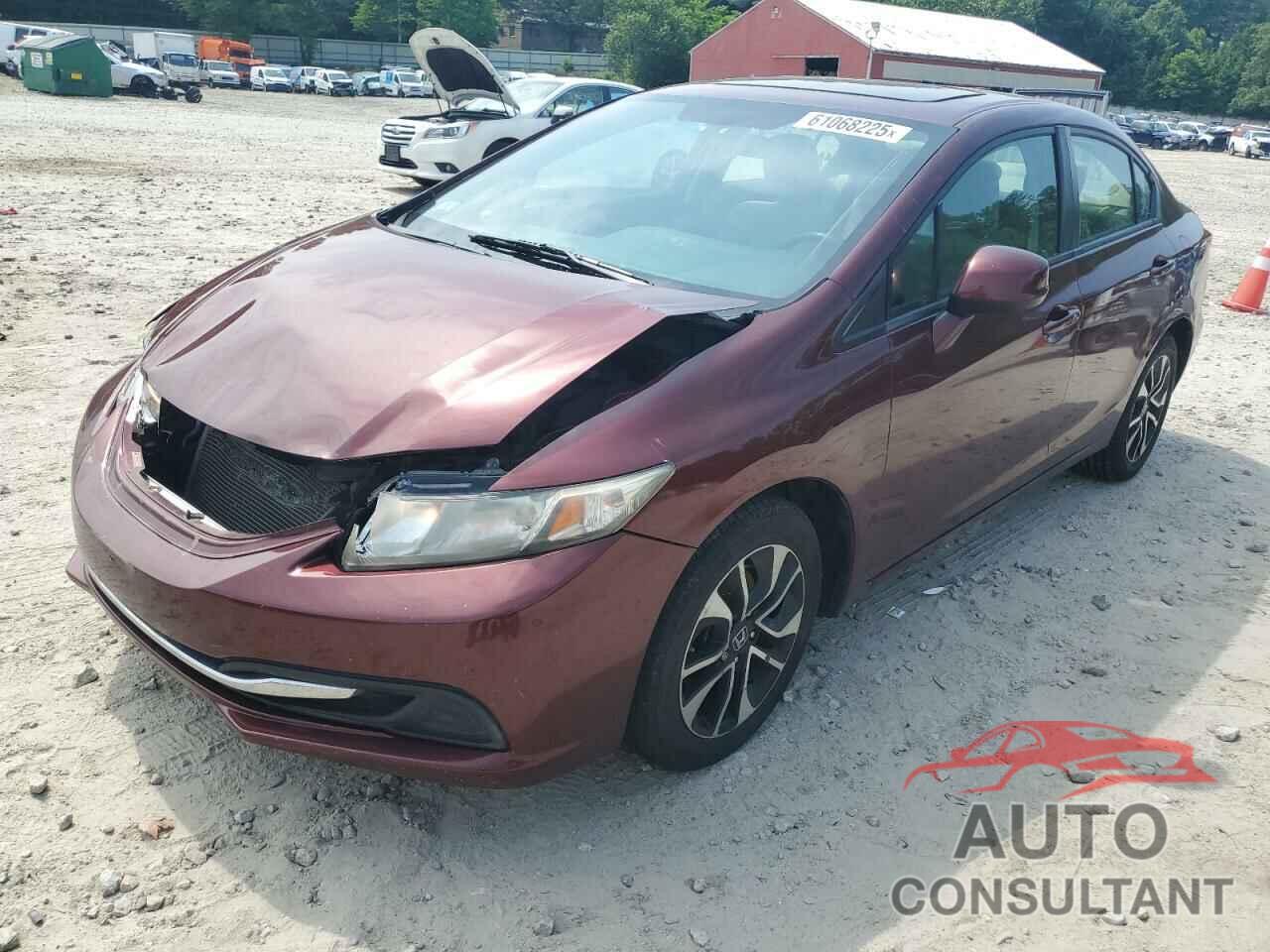 HONDA CIVIC 2013 - 2HGFB2F86DH530800