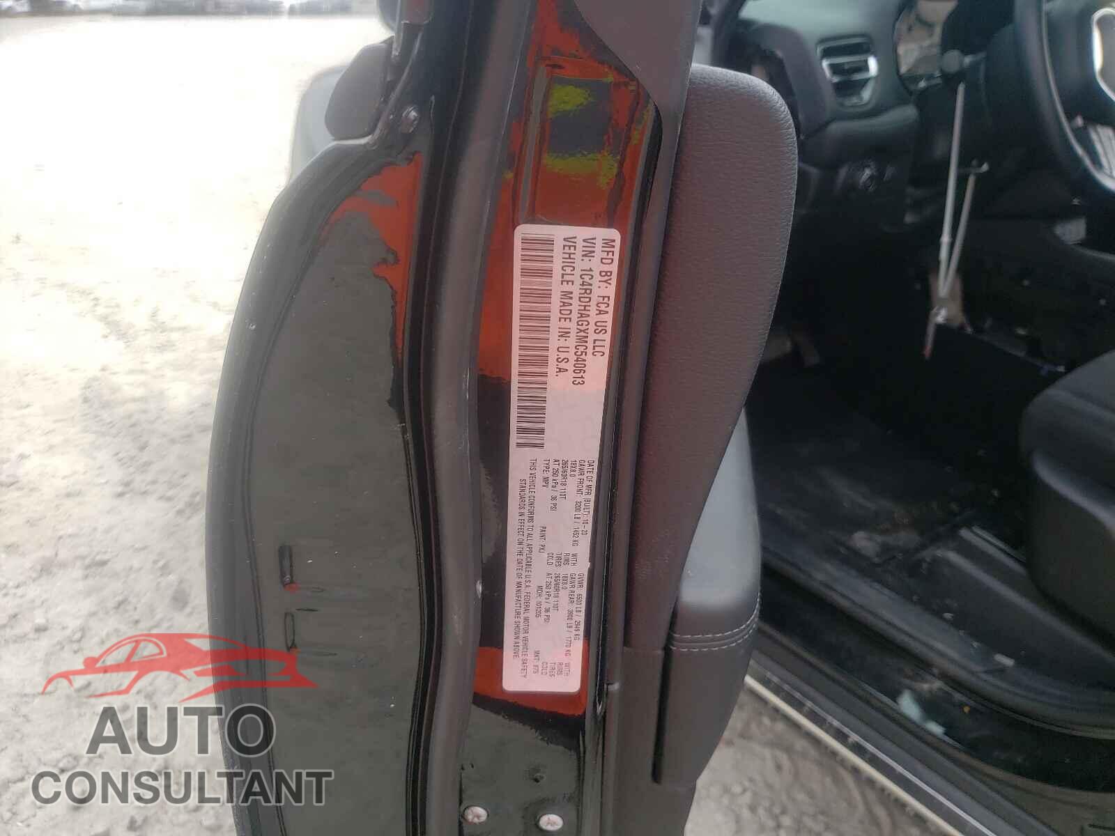 DODGE DURANGO 2021 - 1C4RDHAGXMC540613