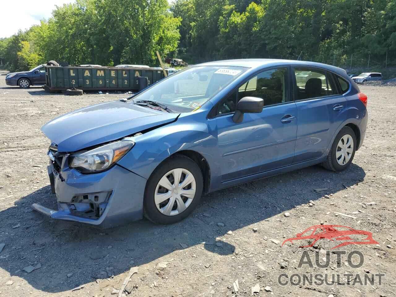 SUBARU IMPREZA 2016 - JF1GPAA69G8207104