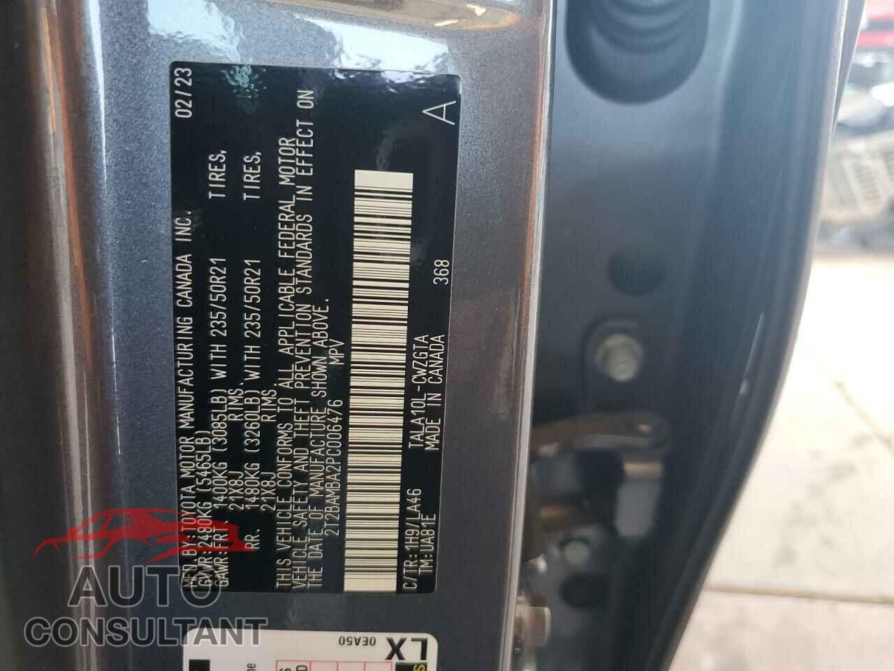 LEXUS RX350 2023 - 2T2BAMBA2PC006476