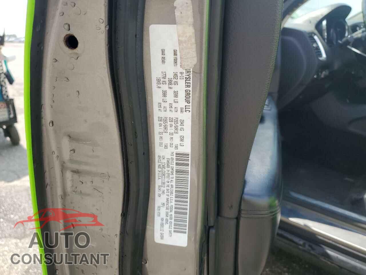 DODGE DURANGO 2012 - 1C4RDJDG9CC113912