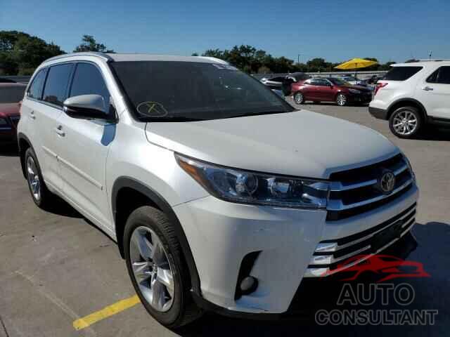 TOYOTA HIGHLANDER 2018 - 5TDYZRFH2JS237890