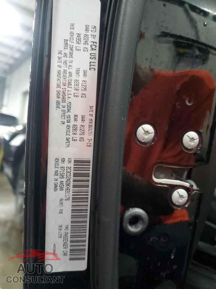 DODGE CHALLENGER 2019 - 2C3CDZAG9KH691176