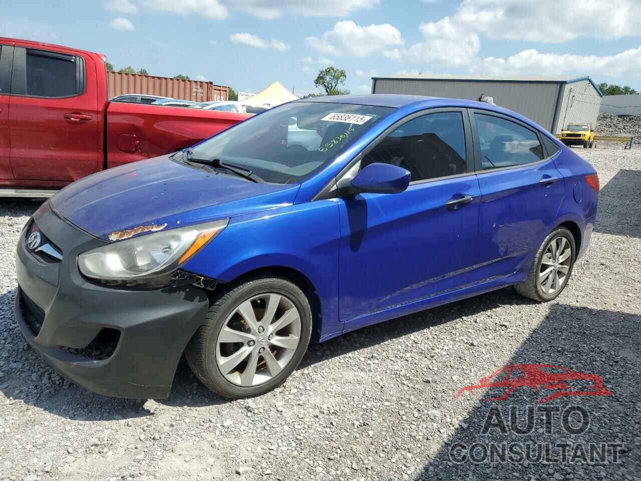 HYUNDAI ACCENT 2013 - KMHCU4AE7DU334295
