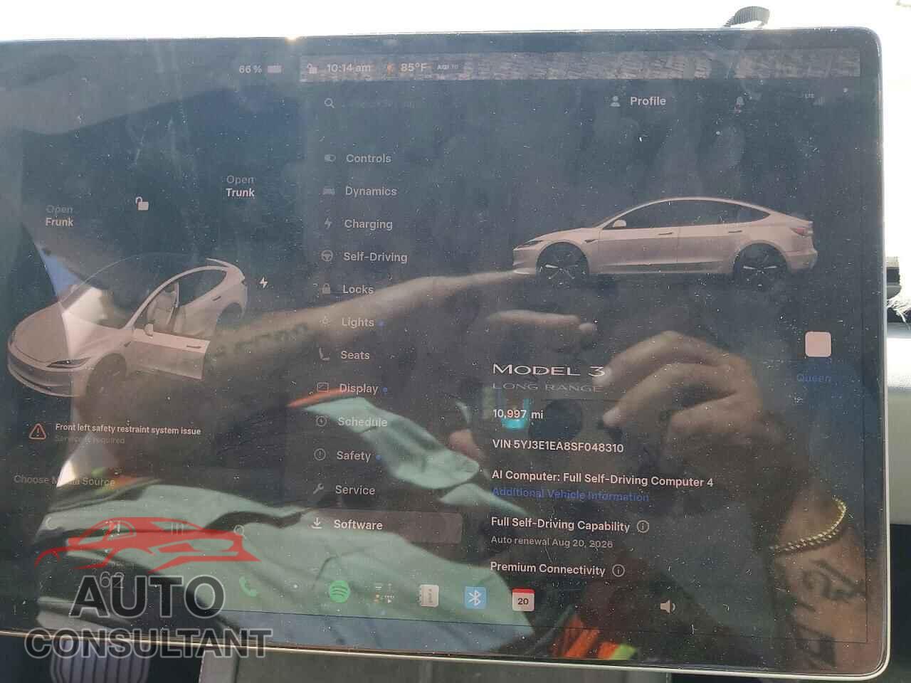 TESLA MODEL 3 2025 - 5YJ3E1EA8SF048310