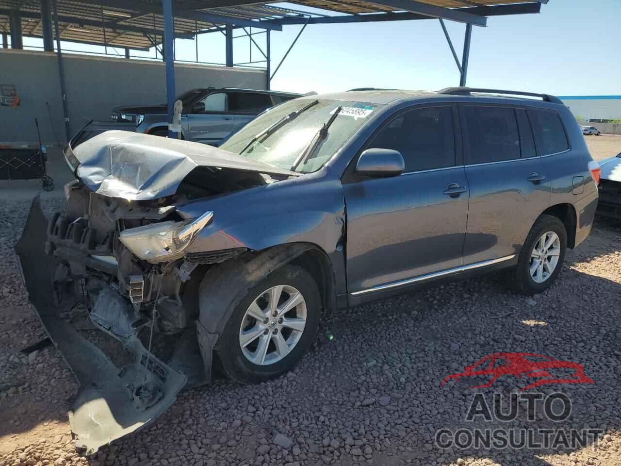 TOYOTA HIGHLANDER 2012 - 5TDZK3EH4CS052945