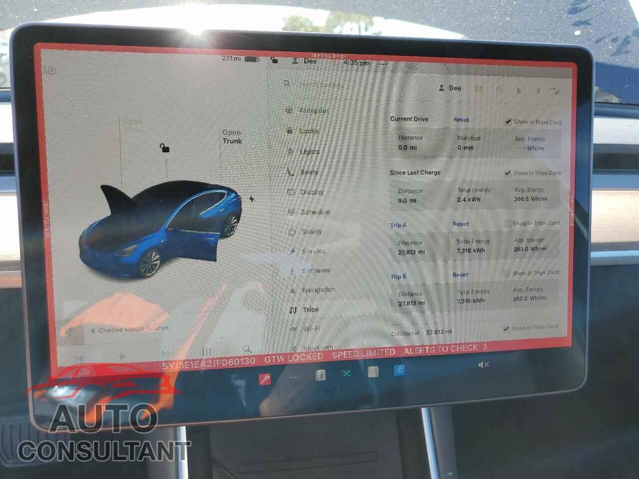 TESLA MODEL 3 2018 - 5YJ3E1EA2JF060130