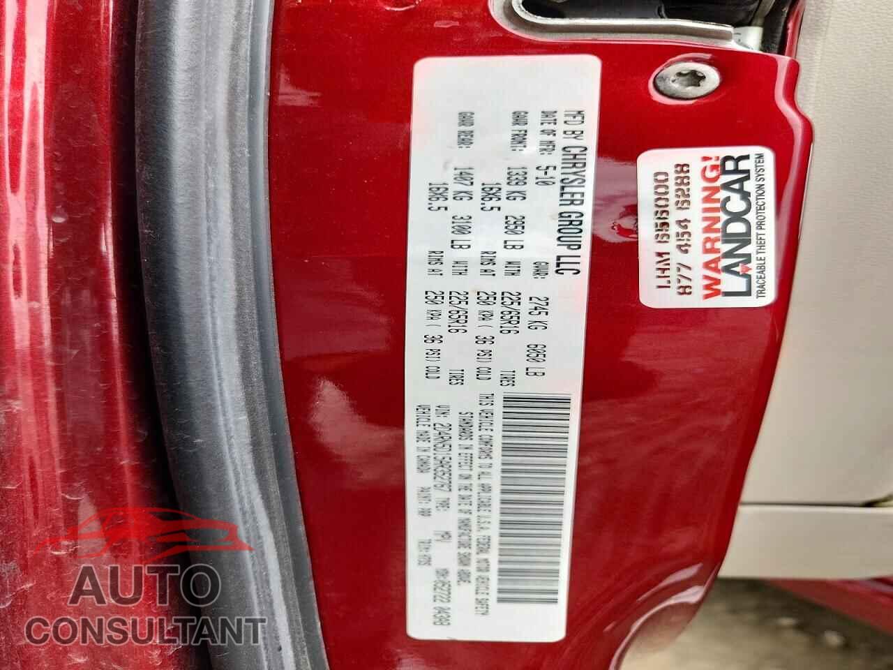 DODGE CARAVAN 2010 - 2D4RN5D15AR352767