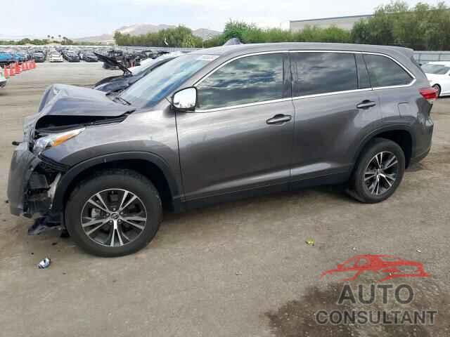 TOYOTA HIGHLANDER 2019 - 5TDZZRFH6KS344012