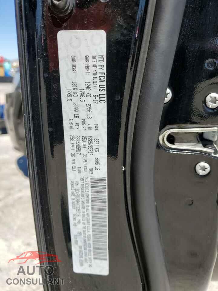 DODGE JOURNEY 2017 - 3C4PDCAB4HT695716