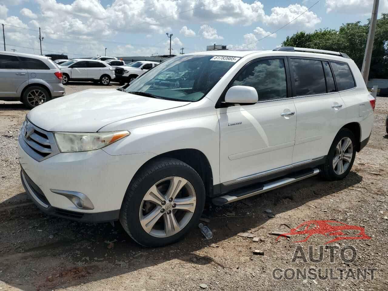TOYOTA HIGHLANDER 2012 - 5TDYK3EH1CS062103