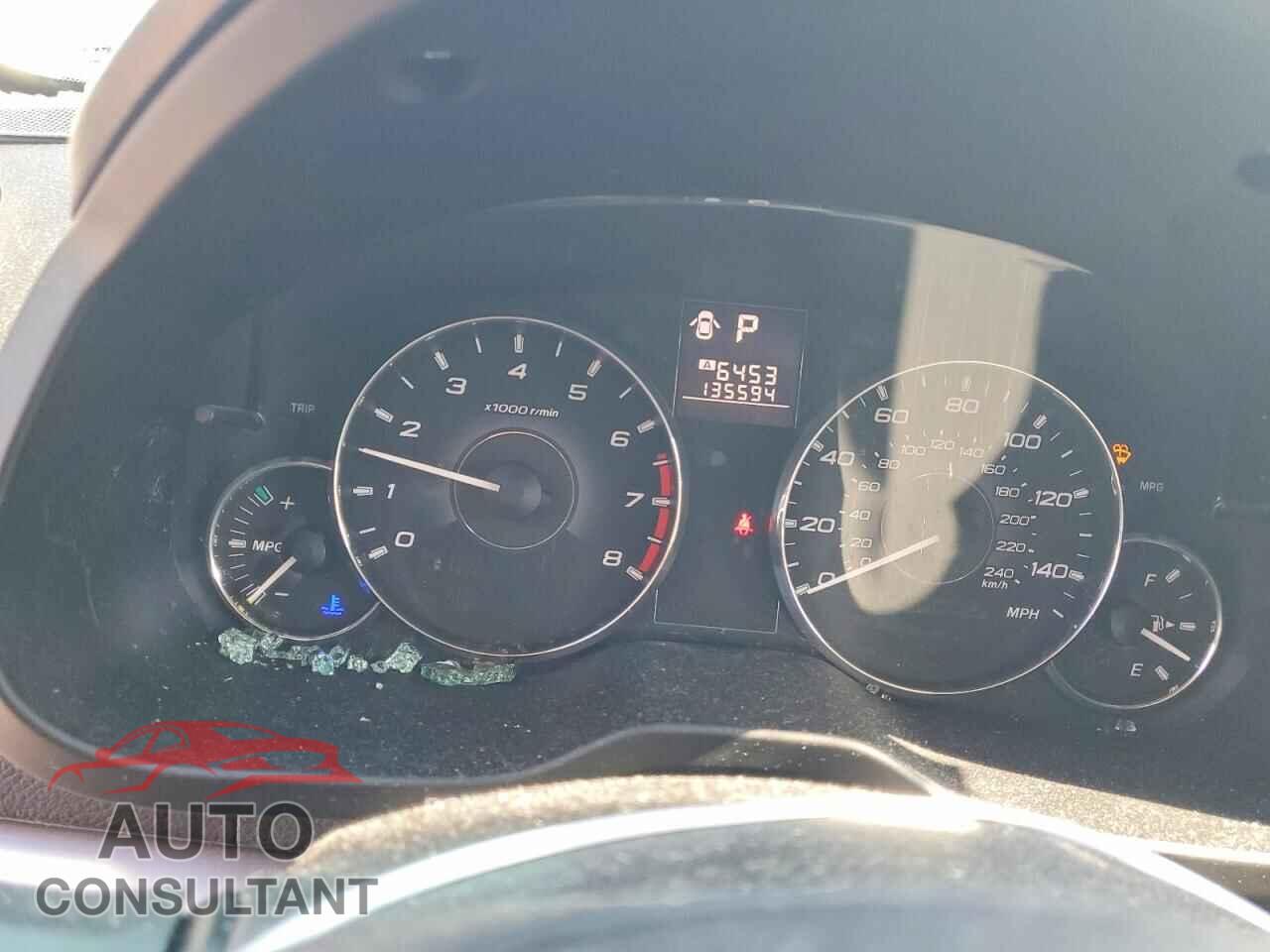 SUBARU OUTBACK 2012 - 4S4BRCFC6C3204253